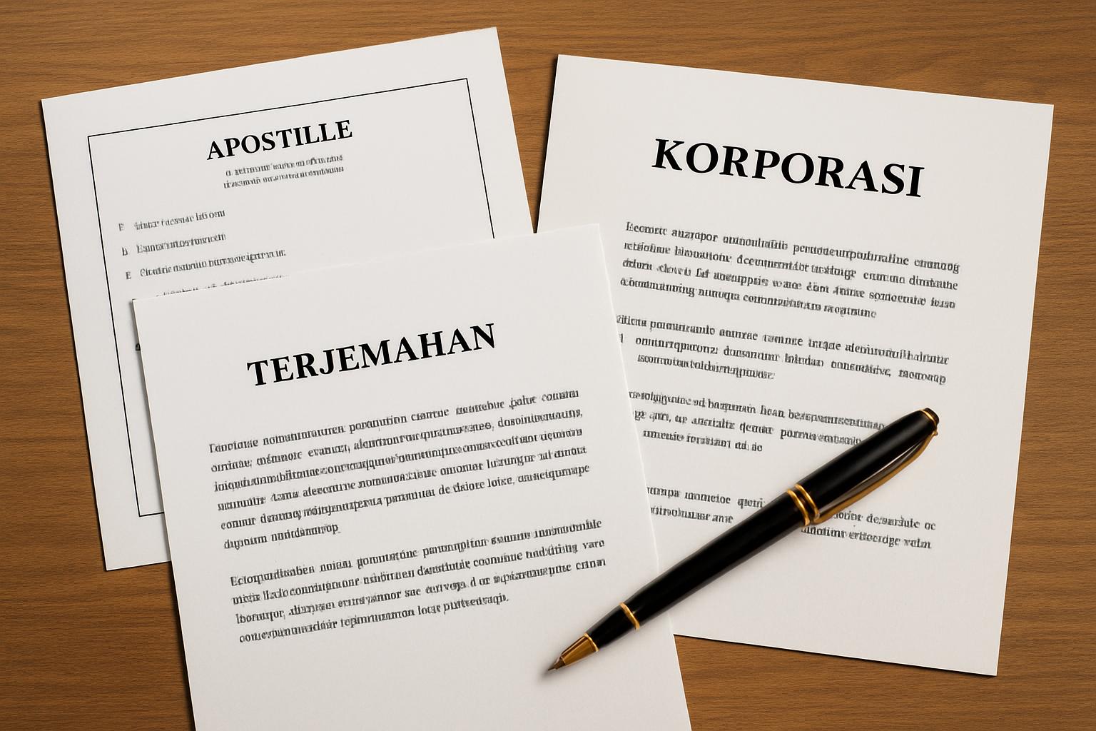 Апостиль и письменный перевод на индонезийский язык: оформление корпоративных уставов и приказов о назначении директора