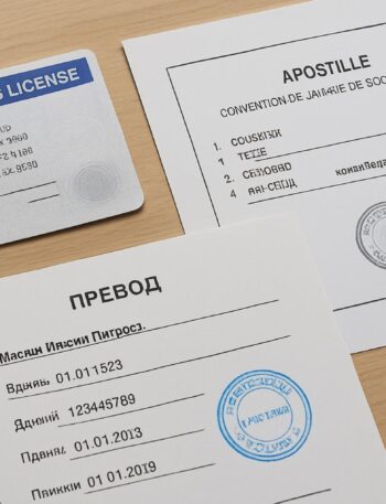 Апостиль и письменный перевод на македонский язык: как легализовать водительское удостоверение и справки из ГИБДД