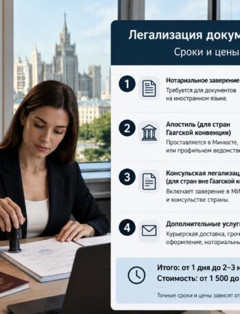 Легализация документов в Москве: во сколько обойдётся и сколько ждать на каждом шаге