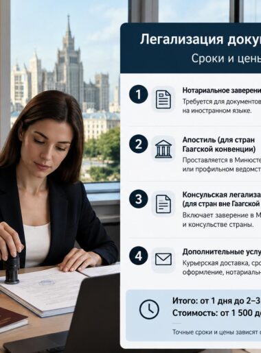 Легализация документов в Москве: во сколько обойдётся и сколько ждать на каждом шаге