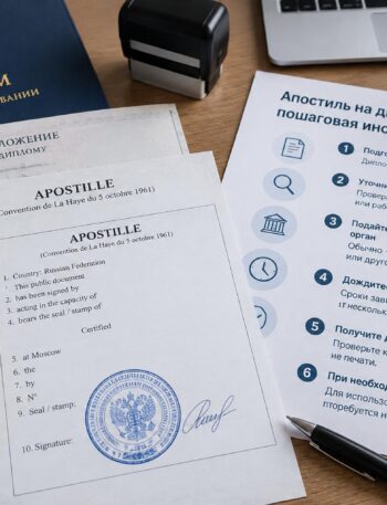 Апостиль на диплом и приложение: пошаговая инструкция для учёбы и работы за границей