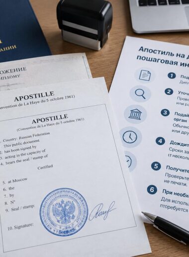 Апостиль на диплом и приложение: пошаговая инструкция для учёбы и работы за границей
